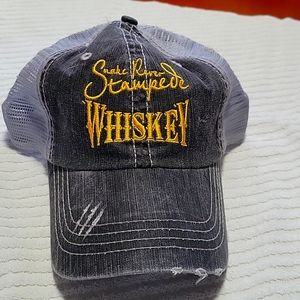 Gray distressed  cap